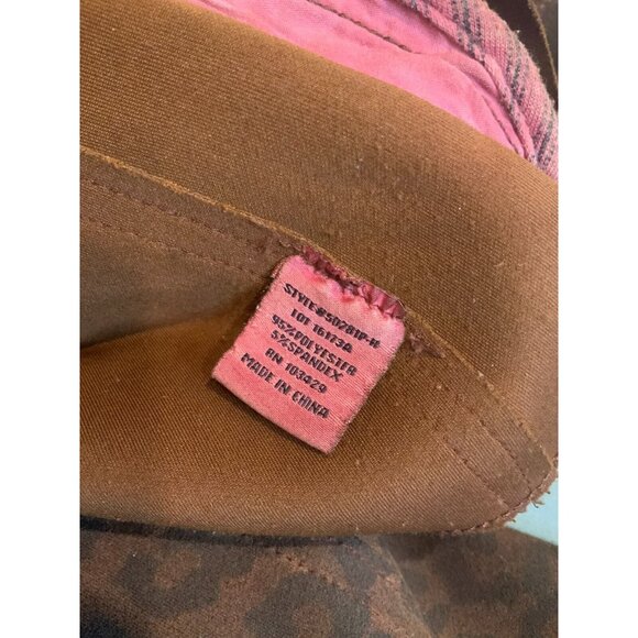 Marrakech Dark Brown Leopard Print Asymmetrical Zip-Up Moto Jacket, Size S - Picture 9 of 9